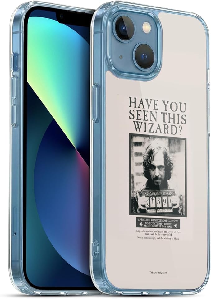Head Case Designs Officially Licensed Harry Potter Sirius Black Poster Prisoner of Azkaban II Gel Case [Military Grade Protection] Compatible with Apple iPhone 13 Mini and Compatible with MagSafe
