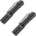 ThruNite Archer Mini Pocket EDC Pen Flashlight, USB-C Rechargeable Mini LED Flashlights, 405 Lumens Slim Pen Light with Clip for Inspection - Cool White(2PCS)