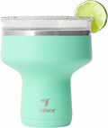 REDUCE Saltini 16 oz Cocktail Tumbler - Insulated Margarita Tumbler with Lid - Keeps Drinks Cold for 10 Hours - 360 Sippable Martini Glass Alternative - Shatterproof, Perfect for Parties - Saltwater