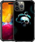 for iPhone 15 Pro Max Case, Skeleton Winding Snake Pattern Graphic Design Girl Boy Soft Silicone Hard Acrylic Shock Protection for iPhone 15 Pro Max