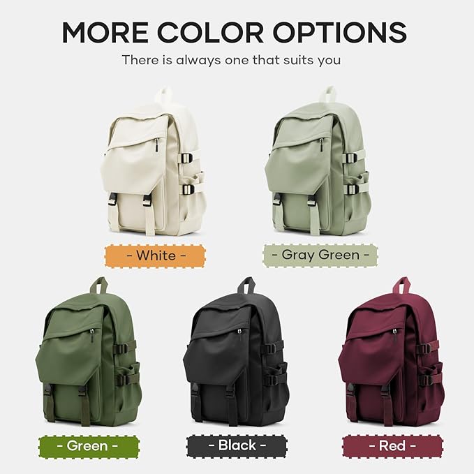 coowoz College Backpack Waterproof Black College Bags For Women Lightweight Travel Rucksack Casual Daypack Laptop Backpacks For Men Women(Pink Purple)