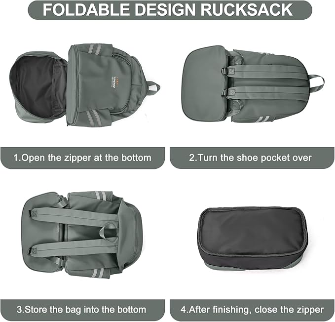 coofay Gym Backpack For Women Waterproof Backpack With Shoe Compartment Lightweight Travel Backpack Sports Backpacks Large Gym Bag