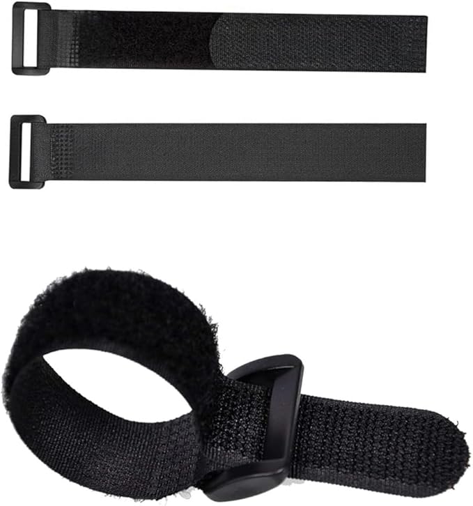 20 Pack 8 Inch Reusable Fastening Cable Ties and Cable Straps,Adjustable Multi-Purpose Hook and Loop Straps Nylon Cable Ties Organizer Fastener Management Wire Straps