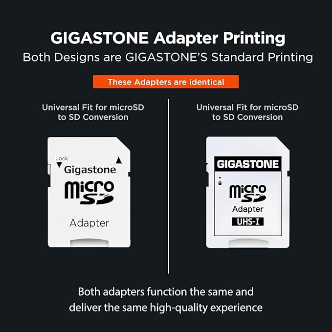 【5-Years Data Recovery】 GIGASTONE 128GB Micro SD Card, 4K Video Recording for GoPro, Action Camera, DJI, Drone, Nintendo-Switch, R/W up to 100/50 MB/s MicroSDXC Memory Card UHS-I U3 A2 V30 C10