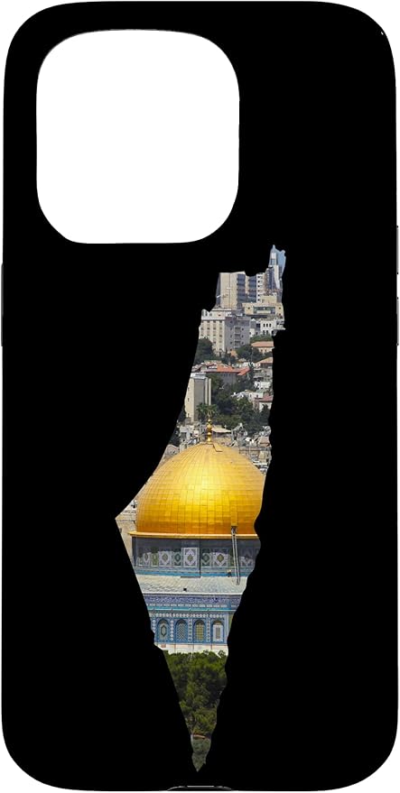 Palestinian Map Al Aqsa Jerusalem in Palestine Case for iPhone 15 Pro