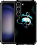 for Samsung Galaxy S23 Plus Case, Skeleton Winding Snake Pattern Graphic Design Girl Boy Soft Silicone Hard Acrylic Shock Protection for Samsung Galaxy S23 Plus