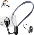 Magnetic Neck Phone Mount, Adjustable Chest Strap Neck Phone Holder for Recording, Hands Free POV/Vlog Phone Video Filming, Neck Cell Phone Chest Mount, Content Creator Essentials for iPhone Andriod