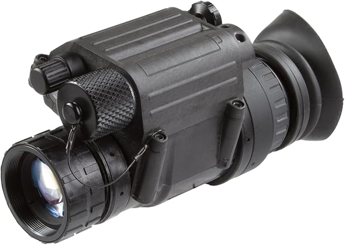 AGM Global Vision PVS-14E Enhanced Night Vision Monocular with FOM 2200+ Gen 3 Auto-Gated, P45-White Phosphor IIT, Auto Shut-Off, Manual Gain, Built-in IR Illuminator, Military-Grade NVG Made in USA