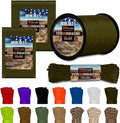 HERCULES Type III Paracord 550 Paracord Rope Parachute Cord, 50' Army Green for Camping Cord, Survival Rope