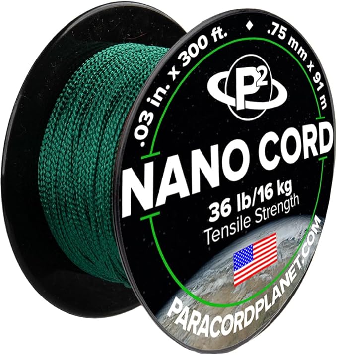 Paracord Planet Nano Cord –Lightweight Nylon Nano Paracord – Great for Arts & Crafts, Home Décor, Camping and More!