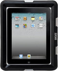 Pyle Universal iPad Waterproof Case, Marine Water Resistant IPX8 Outdoor Rugged Heavy Duty Tough Durable Shockproof Dustproof Protective Case with Screen Protector and Headphone Jack (Black)