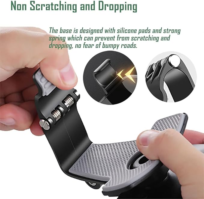 YAOKEEP Universal Car Phone Holder Mount,360 Degrees Rotation Dashboard Phone Holder [Upgrade Clip Never Fall],car Phone Mount for iPhone,Samsung,Google,Nokia,and 4 to 7" Smartphones