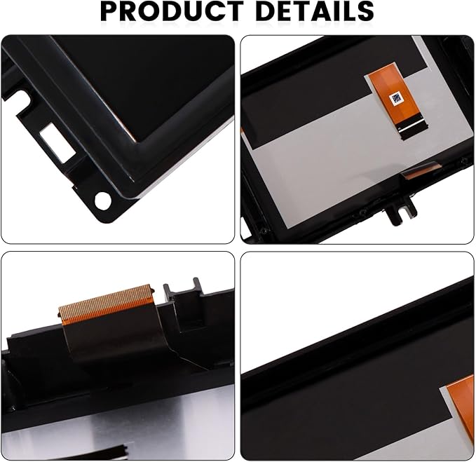 7" Uconnect Touch Screen Display Compatible with 2017 2018 2019 2020 Jeep Compass # TDO-WXGA0700K00057-V1 TDO-WXGA0700K00033-V2 with Bracket(No 8.4'')