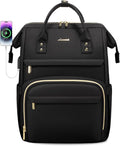 LOVEVOOK Laptop Backpack for Women 14 Inch, Teacher Nurse Work Bag Anti-Theft Travel Backpack with USB Charging Port for College Business Casual