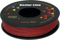 emma kites Camo Green, Red, Blue Braided Kevlar Cord 200Lb~1800Lb Abrasion/Flame Resistant Tactical Paracord, Trip Line, Cord Friction-Saw, Boot Laces, Survival Cord, Model Rocket Shock Cord