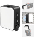 TELESIN Vlogging Light Mini LED Action Camera Video Light Magnetic Photography Fill Lighting for DJI Osmo Action 6 Action 5 Pro 4/3 Camera Cage Accessories