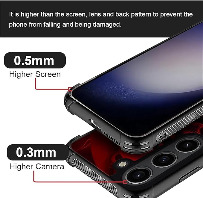 for Samsung Galaxy S23 Case, Gestures Funny Skull Pattern Graphic Design Girl Boy Soft Silicone Hard Acrylic Shock Protection for Samsung Galaxy S23