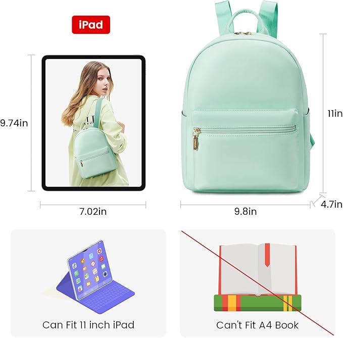 LOVEVOOK Mini Backpack for Women Light Weight Small Waterproof Backpack Purses Daily Backpack… | Light Weight