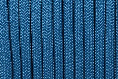 BORED? PARACORD! 550 lb Paracord – Ideal for Crafting, DIY Projects, Camping, Military & Active Outdoors – 300+ Colors – Tactical Parachute Cord Type III – Strong - Caribbean 50 Feet