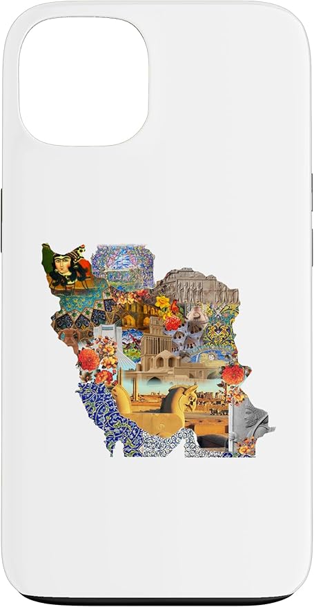 Map of Persian empire, Iran Map Case for iPhone 13