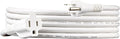Amazon Basics Extension Cord, 10 Ft, 3-Prong Outlet Extender, Indoor Use, 13 Amps, 125V, White