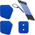 Extra Attachment Points for tarps - Double Eyelet Strength, Repair tarp Eyelets, Tarpaulin Grommets kit, Tarpaulins Protection, 10-Pack (1260)
