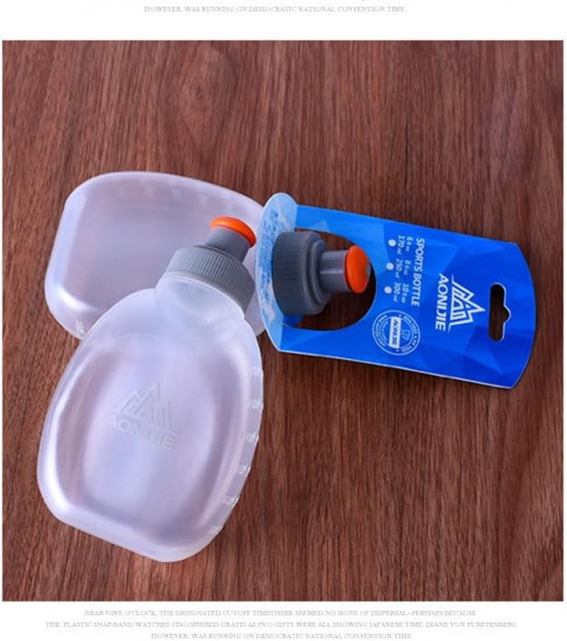 AONIJIE 250ML/350ML/500ML/600ML Portable TPU Soft Water Bottle Folding Soft Flasks For Outdoor Marathon Running Hydration Camping Hiking