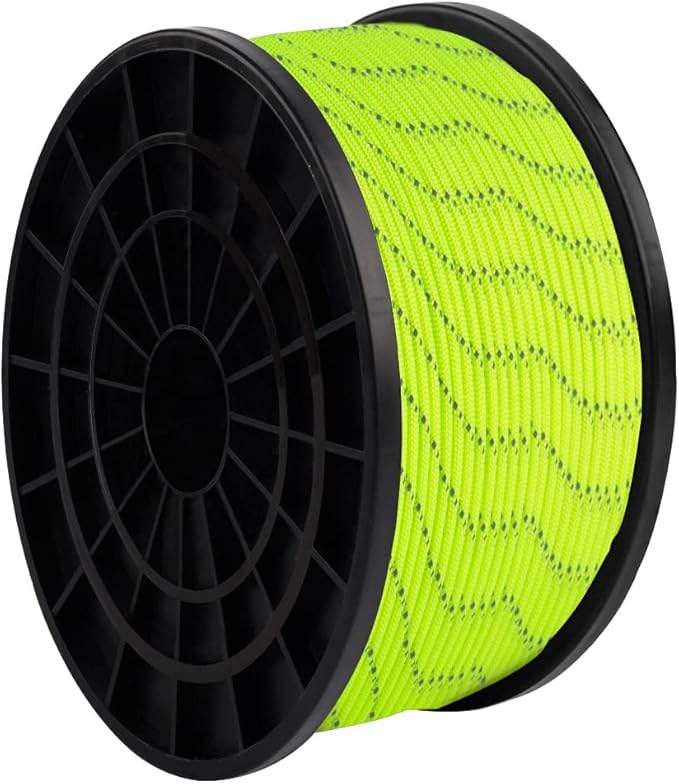 HERCULES Type III Paracord 550 Paracord Rope Parachute Cord, 250' Reflective for Survival Rope, Survival Cord