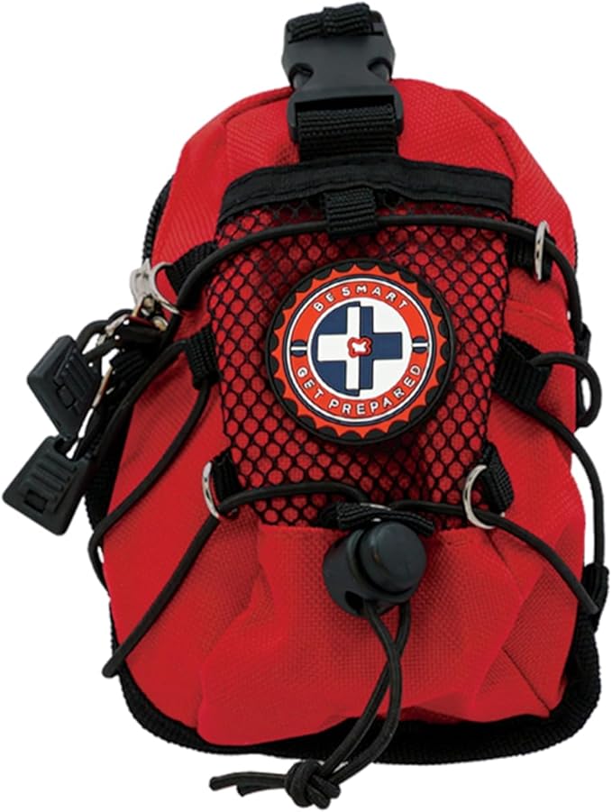 Be Smart Get Prepared 398pc Emergency First Aid Kit + BONUS Mini Kit included - Ideal for Office, Home, Car, School, Emergency, Survival, Camping, Hunting, Boating and Sports, FSA HSA eligible.