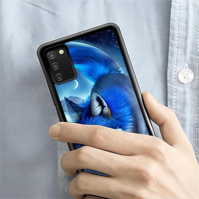 for Samsung Galaxy S20 FE Case, Snowy Mountain Fox Lake Pattern Graphic Design Girl Boy Soft Silicone Hard Acrylic Shock Protection for Samsung Galaxy S20 FE