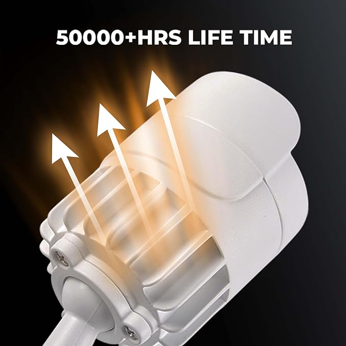LED Motion Sensor Outdoor Lights, 34W 3500LM 5000K Daylight, IP65 Waterproof, Dusk to Dawn Flood Light, 2 Head Motion Lights for House, Security Lights for Outside, Garage, Yard (White, 1 Pack)