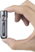 ThruNite Ti Mini Keychain Flashlight, USB-C Rechargeable EDC Pocket Light, Bright 650 Lumens Small Keychain Gadget for Camping, Everyday Carry, Indoor Outdoor Use (Grey Cool White)