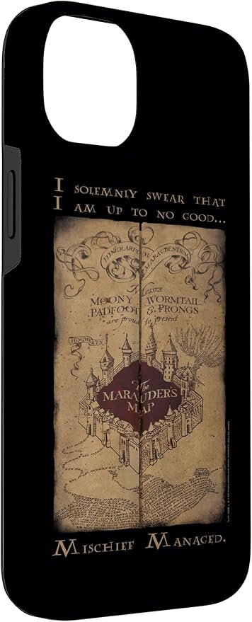 iPhone 14 Plus Harry Potter Marauder's Map Words Case