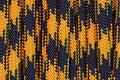 BORED? PARACORD! 550 lb Paracord – Ideal for Crafting, DIY Projects, Camping, Military & Active Outdoors – 300+ Colors – Tactical Parachute Cord Type III – Strong - Goldenrod and Black 50 Feet
