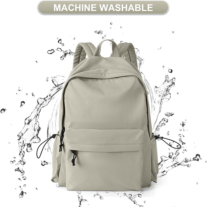 Purple School Backpack for Girls Water Resistant High School Book Bag Simple Backpack for Teens Boys Girls, Lightweight Middle Back Pack Daypack