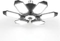 BRAINIAC LED Garage Light Bulb 150W 15000LM Deformable Garage Lights Ceiling led with 6 Adjustable Panels, E26/E27 Screw in Shop Lights for Basement Barn Porch