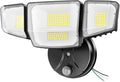 Onforu 90W Dusk to Dawn Outdoor Lighting,10000lm Flood Lights Outdoor,IP66 Waterproof Black LED Security Light with Photocell,6500k Daylight 4 Adjustable Heads Exterior Light Fixture for Yard,Garden