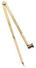 Liquidraw Navigation Compass Divider - 8 Inch (20 cm) | Solid Brass Marine Nautical Drawing & Scribing Tool | with Pencil Holder | for Accurate Navigational Plotting, Chartwork & Technical Drawing