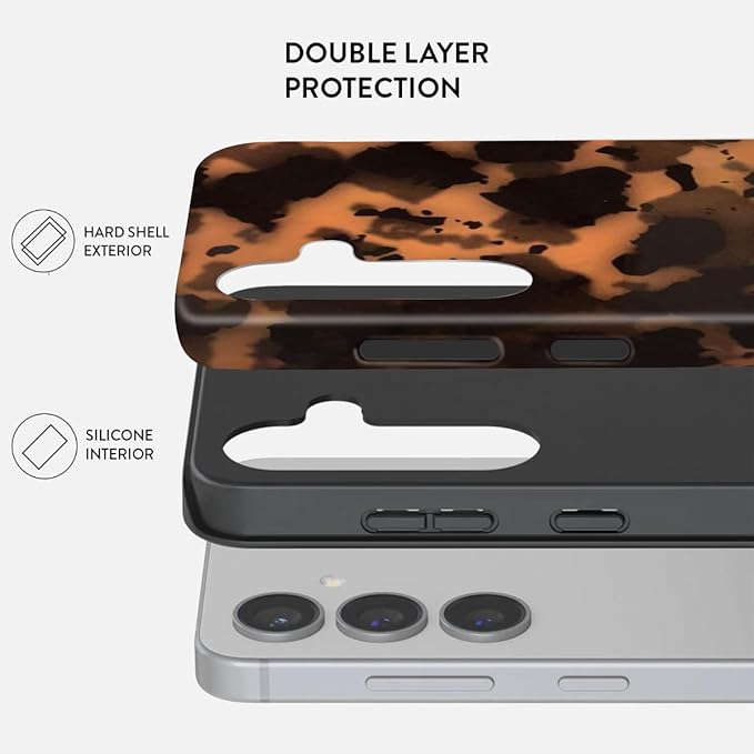 Compatible for Samsung Galaxy S26 Plus 5G Case, Dual Layer Heavy Duty 2 in 1 Shockproof Protective Phone Case,Cheetah Leopard Print