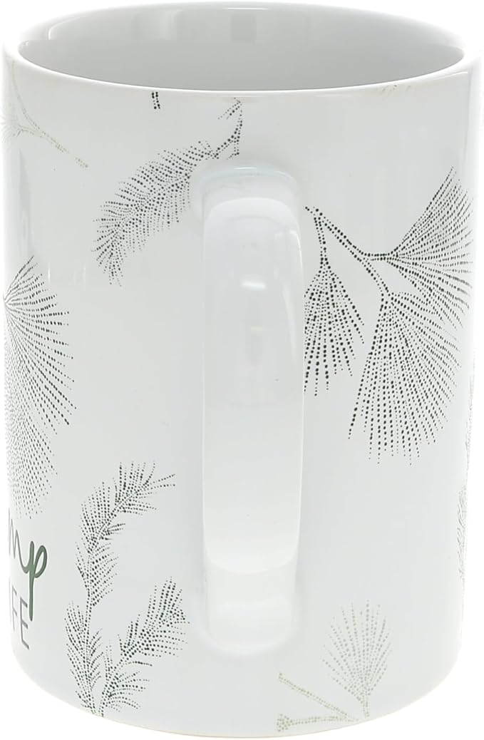Pavilion Gift Company - Camp Life - 18 oz Coffee Tea Mug Camp Life Camping Cabin Forest Outdoors Drinkware Kitchenware