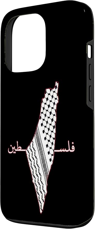 Keffiyeh Palestine Map Arabic Scarf Shemagh Palestinian Flag Case for iPhone 13 Pro