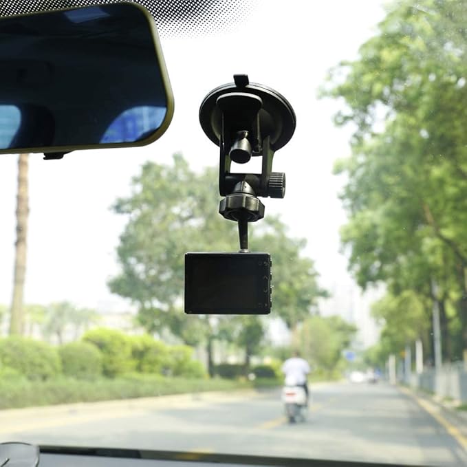 Suction Cup Mount for Garmin Dash Cam Mini/Mini 2/Min 3 30 35 45 46 55 56 65W 66W 67W X110 X210 X310/Speak Plus & Nuvi GPS - 4 Ball Head