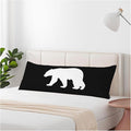 20"X54" Body Pillow Case Bear, Polar Bear Side Sleeper Body Pillow Covers Long Pillow Case Protector Accent Throw Pillow Cushion Cover for Couch Bed Sofa Car