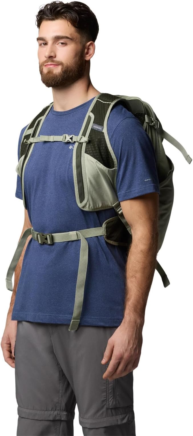 Columbia Unisex Blackcomb Ridge 30L Backpack, Safari/Greenscape, L/XL