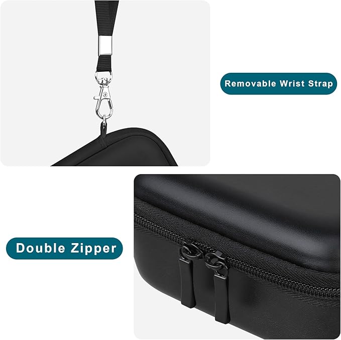 Canboc Carrying Case for Kodak PIXPRO WPZ2 Rugged Waterproof Digital Camera, Mesh Pocket fits USB Cable, Black (Case Only)