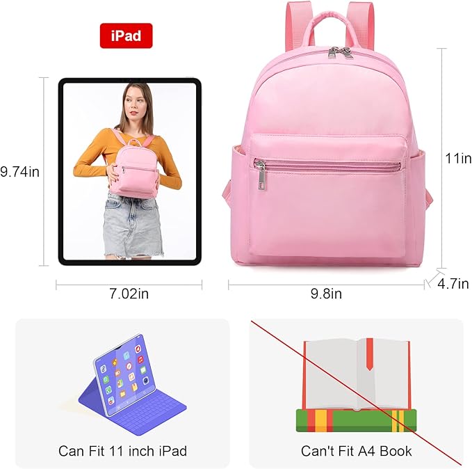 LOVEVOOK Mini Backpack for Women Light Weight Small Waterproof Backpack Purses Daily Backpack… | Light Weight