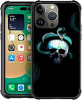 for iPhone 13 Pro Max Case, Skeleton Winding Snake Pattern Graphic Design Girl Boy Soft Silicone Hard Acrylic Shock Protection for iPhone 13 Pro Max