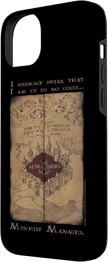 iPhone 14 Plus Harry Potter Marauder's Map Words Case