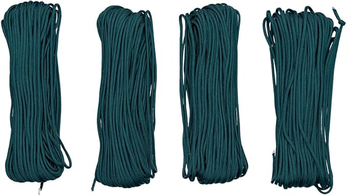 Paracord Planet Solid Color 550lb Paracord – 7 Strand Type III Nylon Cord for Indoor and Outdoor Tasks – Teal (100 ft)