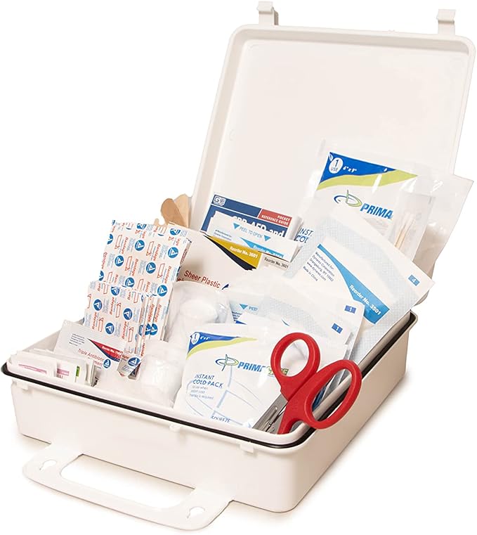 Primacare KC-50PP 50 Person Large Emergency Preparedness First Aid Kit for Home, School and Office, Wall Mounted